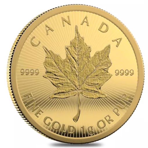 2025 (New) Canadian Maple Leaf Gold 1 gram Coin - Image 2
