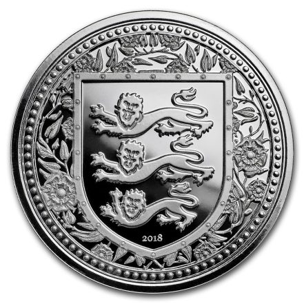 2018年 (新品) ジブラルタル「英国王室の紋章・ライオン」純銀 1オンス 銀貨