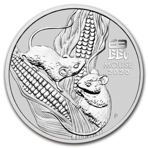 2020 (New) Australian Year of the Mouse Lunar 1 oz Silver Coin
