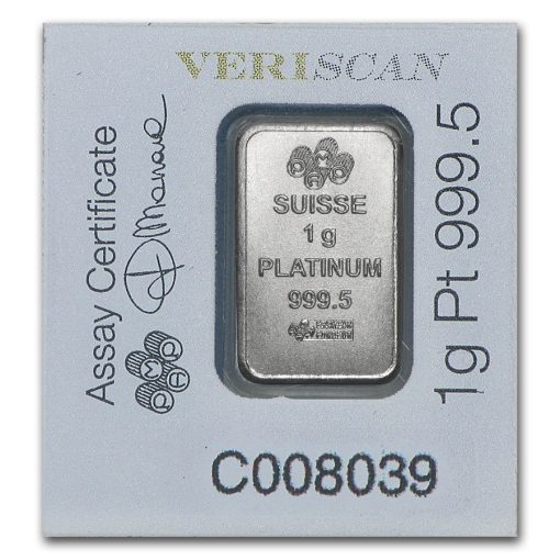 (New) Suisse Pamp Multigram Platinum 1 gram Bar - Image 2