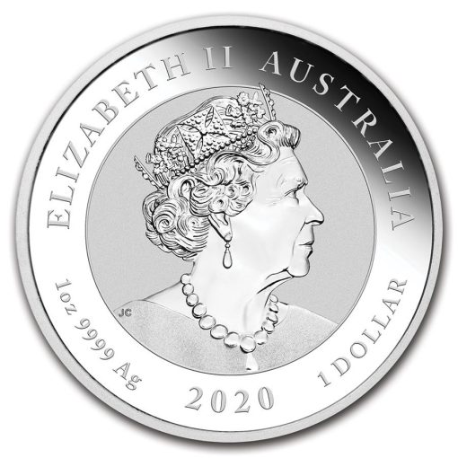 2020年 (新品) オーストラリア「ダブル 貔貅」純銀 1オンス 銀貨 - 画像 (2)