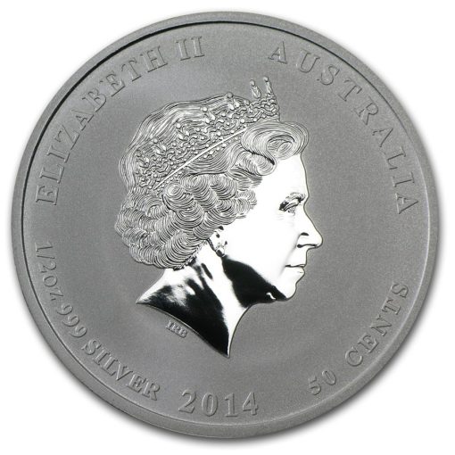 2014 (New) Australian Year of the Horse Lunar Perth Mint 1/2 oz Silver Coin - Image 2