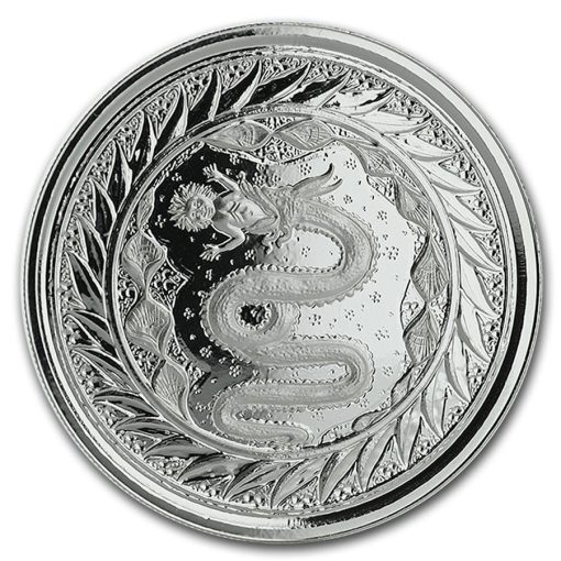 2020 (New) Samoa Serpent 1 oz 99.9% Pure Silver Coin