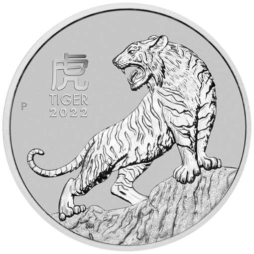 2022 (New) Australia Year of the Tiger Platinum 1 oz Coin (Series III)