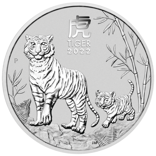 2022 (New) Australian Year of the Tiger Perth Mint 1 Kilogram Silver Coin
