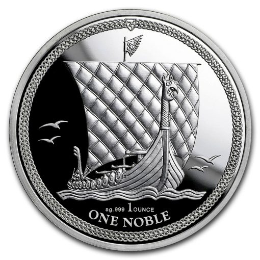 2018年 (新品) イギリス諸島「ノーブル」純銀 1オンス プルーフ 銀貨