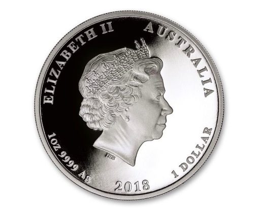2018 (New) Australia Dragon and Phoenix Silver 1 oz Proof Coin (NGC First Day of Production PF70 Ultra Cameo) - Image 3
