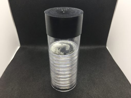 グッズ（新品) アクリル コイン カプセル保管用チューブ 1オンス 銀貨 カプセル用【1個】