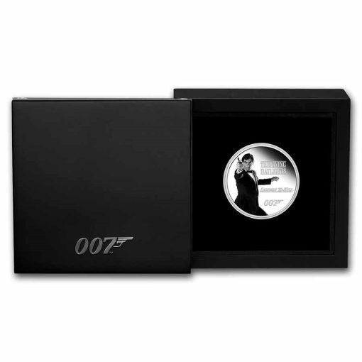 2023年 (新品) ツバル「ジェームズ ボンド・007 レガシー シリーズ 第3弾」純銀 1オンス プルーフ 銀貨