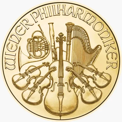 【3 Day Ship】2024 (New) Austrian Philharmonic 1 oz Gold Coin