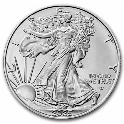 2025 (New) American Eagle Walking Liberty Silver 1 oz Coin
