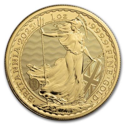 2025 (New) Great Britain Britannia 1 oz Gold Coin