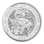 2023 (New) Great Britain The Royal Tudor Beasts The Yale of Beaufort Silver 2 oz Coin