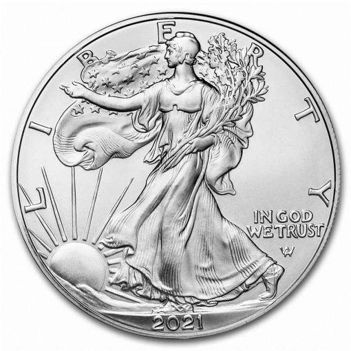 2021 (New) American Eagle Walking Liberty Silver 1 oz Coin【Type 2】 - Image 2