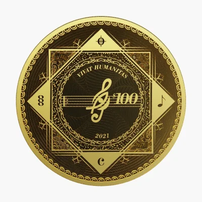 2021 (New) Tokelau Vivat Humanitas Gold 1 oz Coin