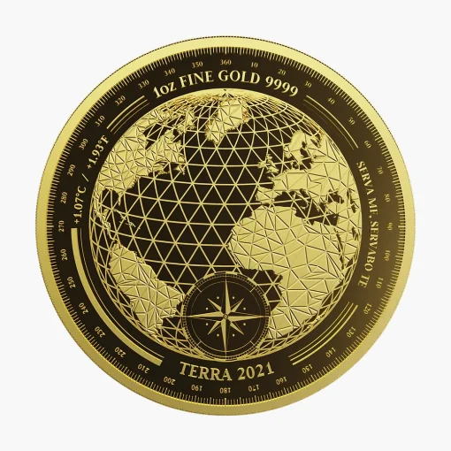 2021 (New) Tokelau Terra Gold 1 oz Coin