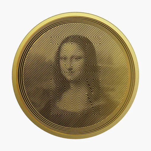 2021年 (新品) トケラウ「アイコン・モナリザ」純金 1オンス 金貨
