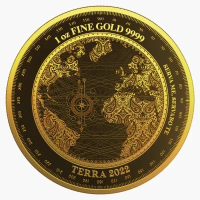 2022 (New) Tokelau Terra Gold 1 oz Coin