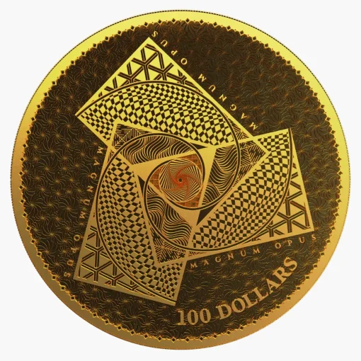 2022 (New) Tokelau Magnum Opus Gold 1 oz Coin