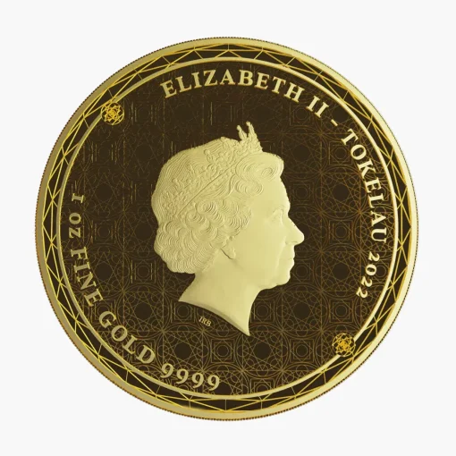 2022年 (新品) トケラウ「均衡・イクイリブリアム」純金 1オンス 金貨 - 画像 (2)