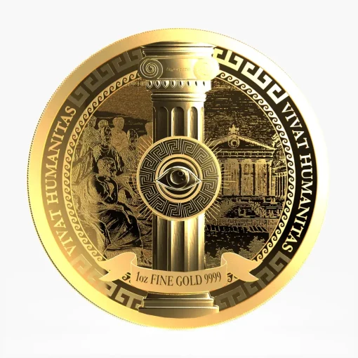 2023年 (新品) ニウエ「ビバット・ヒューマニタス」純金 1オンス 金貨