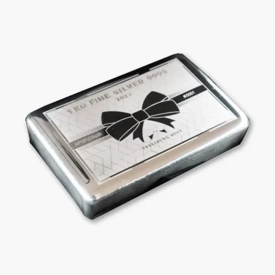 (New) Slovakia Pressburg Mint Silver 1 Kilogram Cast Bar
