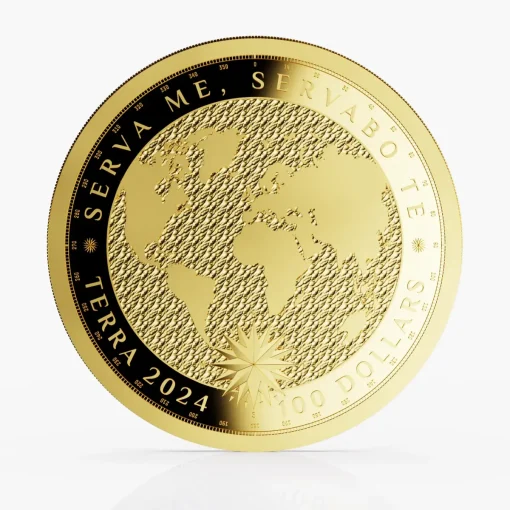 2024年 (新品) トケラウ「地球・テラ」純金 1オンス 金貨