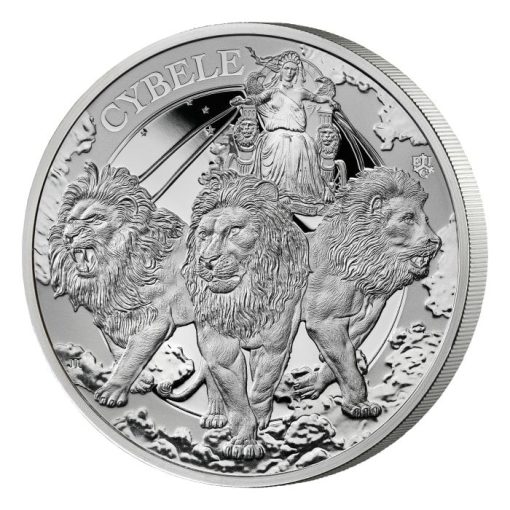 2024 (New) St. Helena Goddess Cybele Silver 1 oz Proof Coin - Image 2
