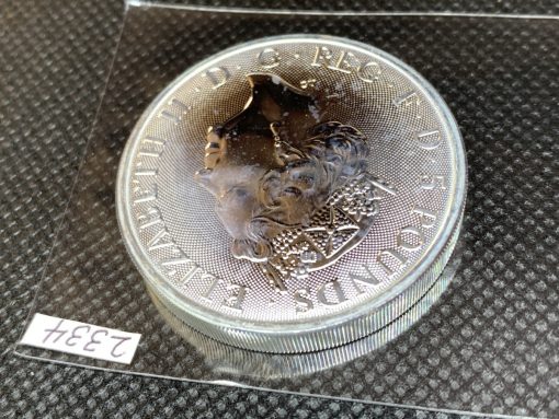 2021 (New) Great Britain Queens Beast Completer £5 Silver 2 oz Coin #2334 - Image 6