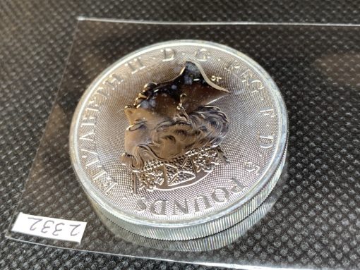 2021年 (新品) イギリス「クィーンズ ビースト・コンプリーター」純銀 2オンス 銀貨 #2332 - 画像 (6)