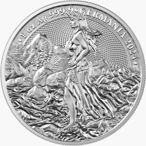 2024年 (新品) ポーランド「ゲルマニア」純銀 1オンス 銀貨