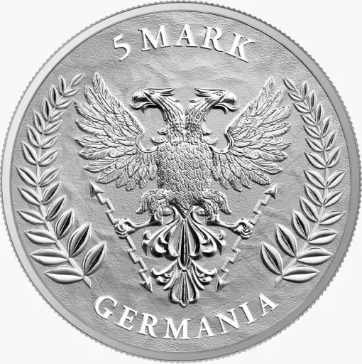 2024年 (新品) ポーランド「ゲルマニア」純銀 1オンス 銀貨 - 画像 (2)