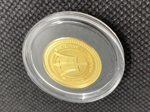 2017 (新品) バルバドス「三つ叉のほこ・トライデント」純金 1/5オンス 金貨 #5660 - 画像 (3)