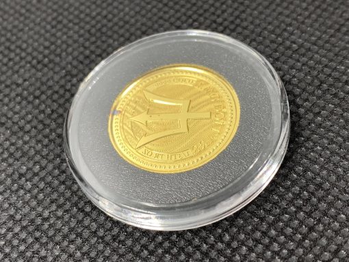 2017 (新品) バルバドス「三つ叉のほこ・トライデント」純金 1/5オンス 金貨 #5656 - 画像 (3)