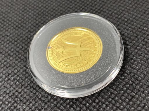 2017 (New) Barbados Trident Gold 1/5oz Coin #5656 - Image 3