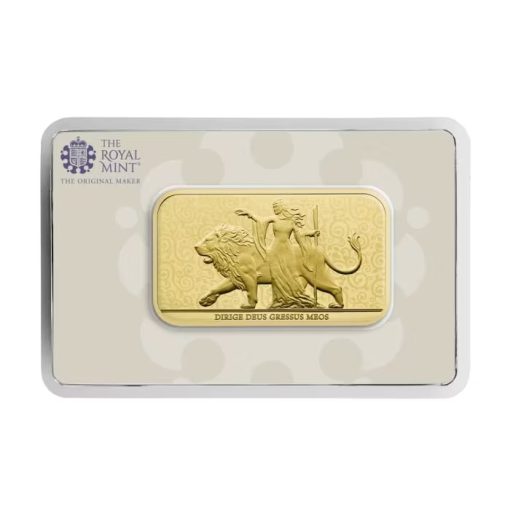 【3日以内に発送】2024年 (新品) イギリス「ウナとライオン」純金 1オンス バー - 画像 (3)