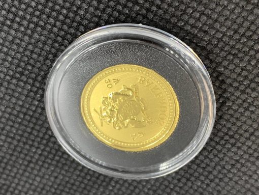 2017 (新品) バルバドス「三つ叉のほこ・トライデント」純金 1/5オンス 金貨 #5656 - 画像 (4)