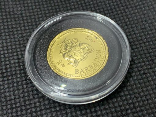 2017 (新品) バルバドス「三つ叉のほこ・トライデント」純金 1/5オンス 金貨 #5661 - 画像 (6)