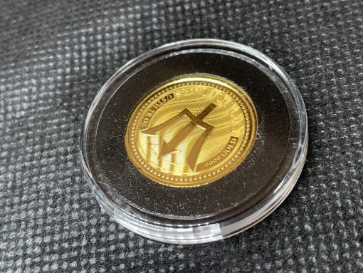 2017 (新品) バルバドス「三つ叉のほこ・トライデント」純金 1/5オンス 金貨 #10857 - 画像 (5)