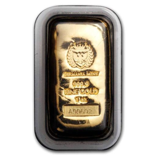 (新品) ポーランド ゲルマニア 純金 1オンス キャストバー - 画像 (3)