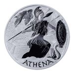2022 (New) Tuvalu Gods of Olympus Athena Silver 1 oz Coin