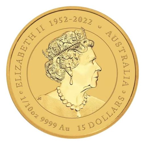 2024年 (新品) オーストラリア「干支 十二支・辰年 龍年」純金 1/10オンス カラー 金貨 - 画像 (2)