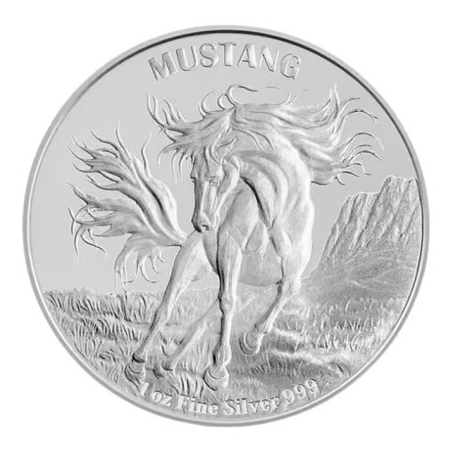 2024年 (新品) トケラウ「マスタング」純銀 1オンス 銀貨