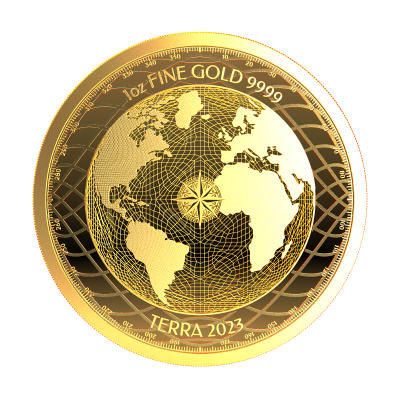 2023 (New) Niue Terra Gold 1 oz Coin