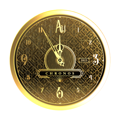 2023 (New) Niue Chronos Gold 1 oz Coin