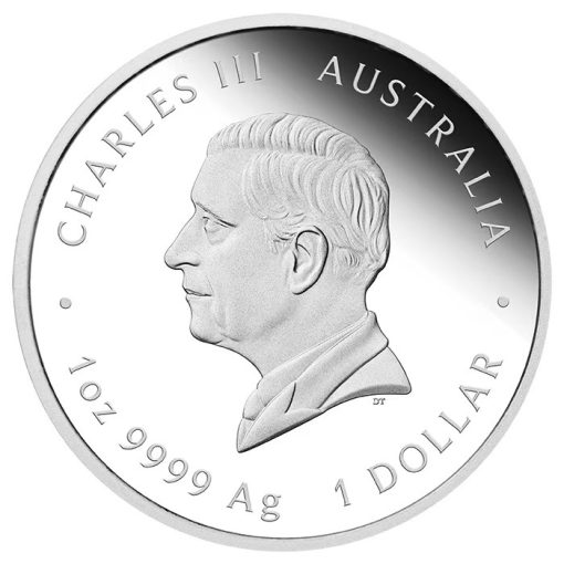 2025年 (新品) オーストラリア「干支 十二支・巳年 蛇年」純銀 1オンス カラープルーフ 銀貨 - 画像 (3)