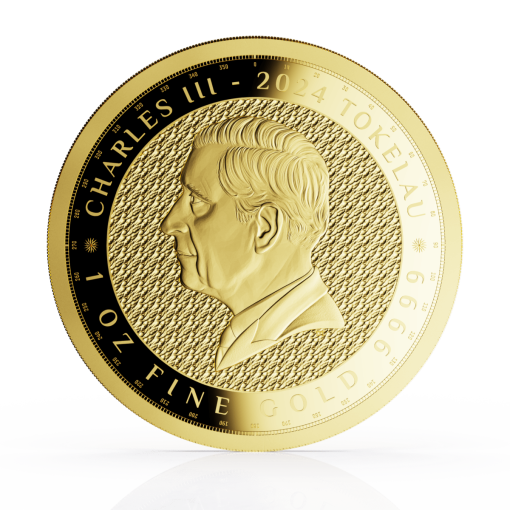 2024年 (新品) トケラウ「地球・テラ」純金 1オンス 金貨 - 画像 (2)