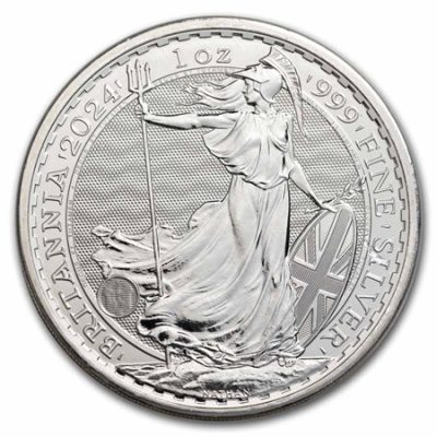 【3 Day Ship】2024 (New) England Britannia Silver 1 oz Coin