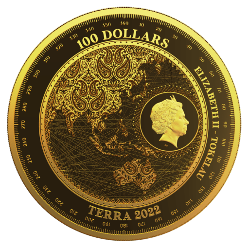 2022 (New) Tokelau Terra Gold 1 oz Coin - Image 2