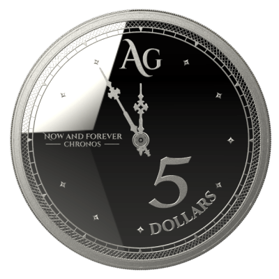2019 (New) Tokelau Chronos Silver 1 oz Coin